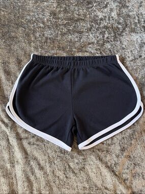 Big Freedia Black Athletic Shorts with White Trim - Women